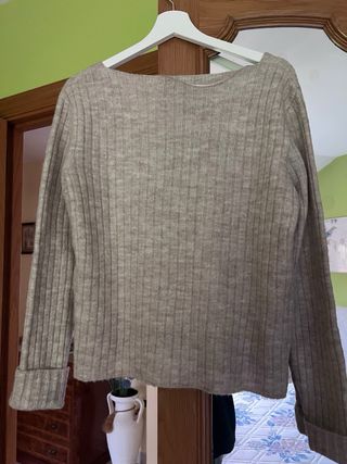 Jersey Mango Lana Beige/Gris