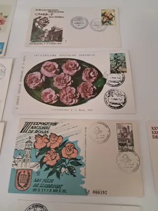 Lote 11 sobres. Primer día.