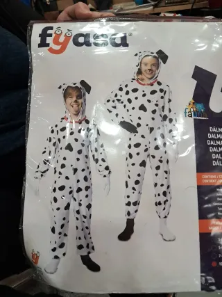 10 -12 años Disfraz Dalmata Talla 10-12