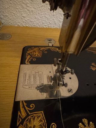 Máquina de coser antigua Naumann vintage alemana c