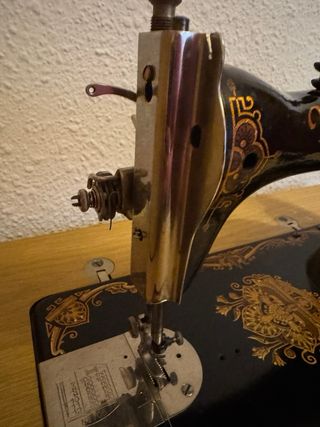 Máquina de coser antigua Naumann vintage alemana c