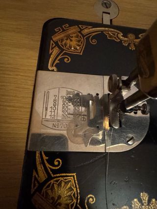 Máquina de coser antigua Naumann vintage alemana c