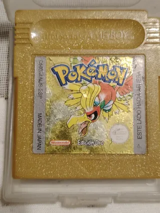 Juego GB Pokémon Edición Oro Original