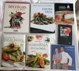 Lote 7 libros de cocina
