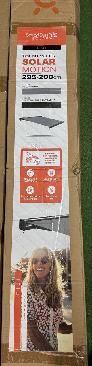 Toldo SmartSun solar cofre completo
