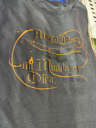 Camiseta Todomata Negra Talla M