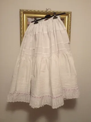 Gonna fallera con amido per balli regionali