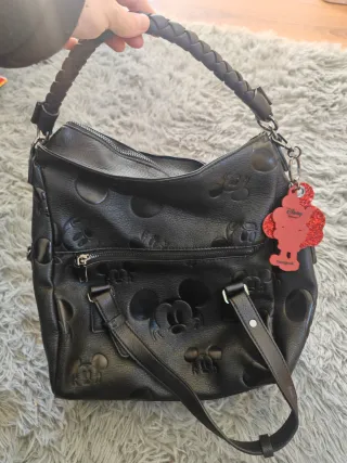 Bolso Desigual Mickey Negro nuevo