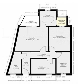 Piso en venta en Riu en Santa Coloma de Gramanet