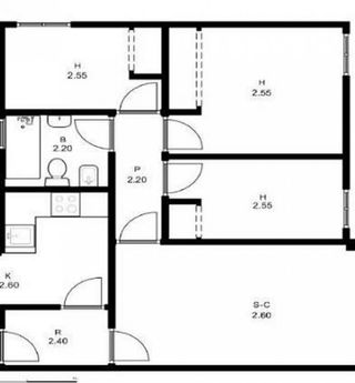 Piso en venta en Bellvitge en Hospitalet de Llobregat, L´