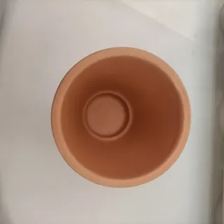 Set 8 Mini Vasi Rosa Salmone Ceramica