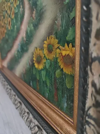 Cuadro C. Benolt Campo Girasoles 50x60