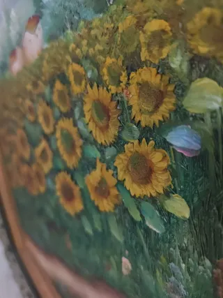 Cuadro C. Benolt Campo Girasoles 50x60