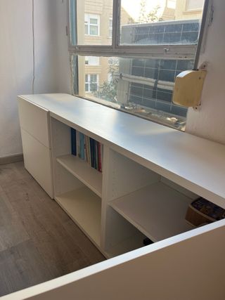 Mueble BESTA IKEA blanco