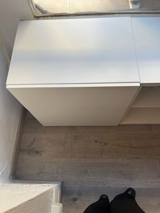 Mueble BESTA IKEA blanco
