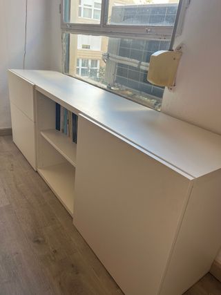Mueble BESTA IKEA blanco