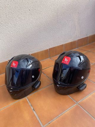 Cascos MT Helmets KRE+ con intercomunicador