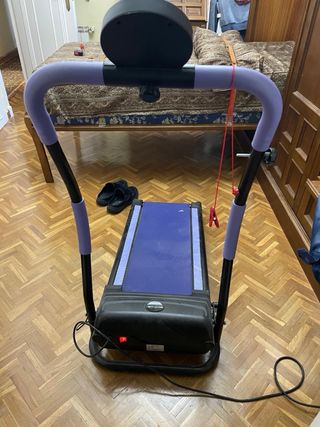 Cinta de correr azul y negra marca Eco-De