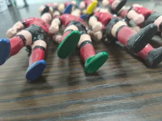 Lote 8 jugadores de futbolín