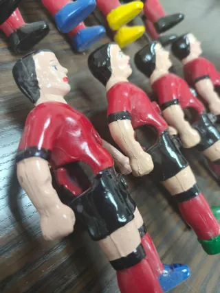 Lote 8 jugadores de futbolín