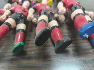 Lote 8 jugadores de futbolín