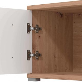 Armadietto Ingresso 2 Ante Grigio Rovere 86cm