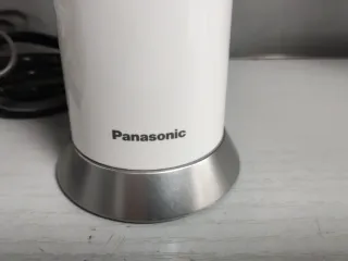 Teléfono Fijo Panasonic Blanco y Plateado