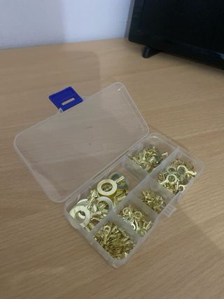 150pcs Terminales eléctricos redondos