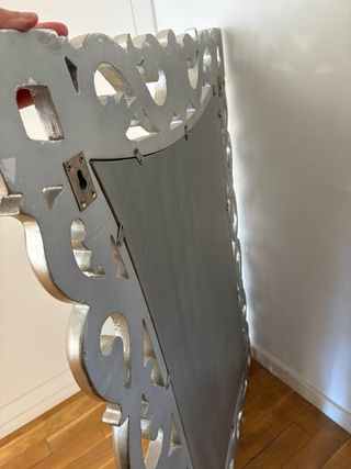 Espejo Marco Plateado