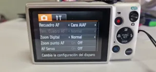 Canon IXUS 132 HD Plata ojo leer