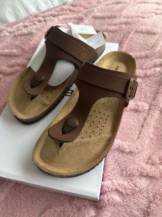 Sandalias Geox Marrones Talla 37 Nuevas