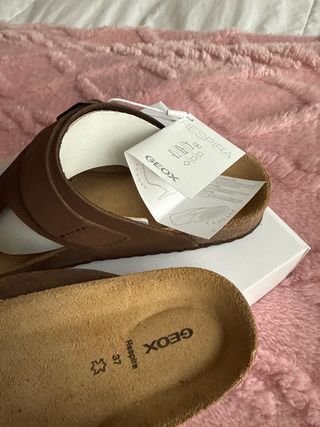 Sandalias Geox Marrones Talla 37 Nuevas