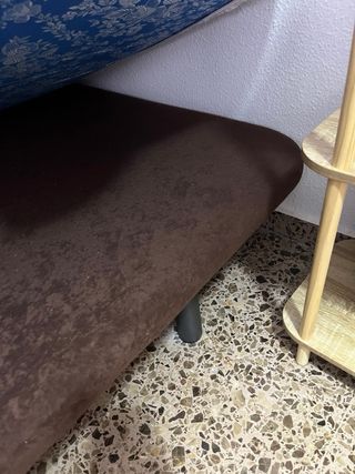 Base tapizada + colchón 90x190