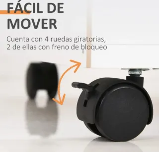 Cajonera oficina con cajón con cerradura