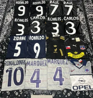 Camisetas de fútbol de todos los equipos