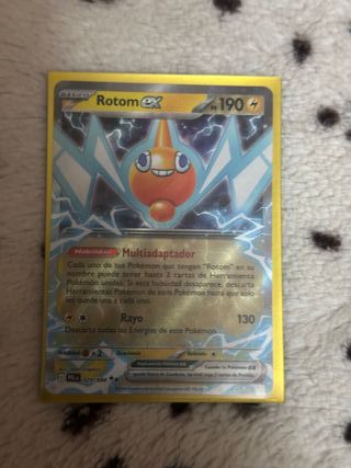 Carta Pokémon fuegos fantasmales  EX Español