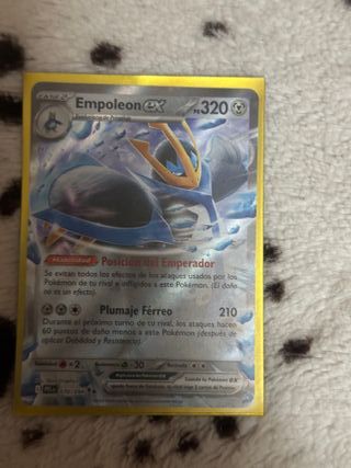 Carta Pokémon fuegos fantasmales  EX Español