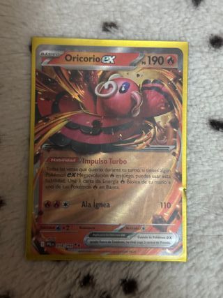 Carta Pokémon fuegos fantasmales  EX Español