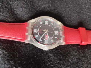 Orologio Swatch Rosso e Nero