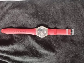 Orologio Swatch Rosso e Nero