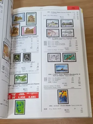 Catálogo Sellos España Anfil 1999