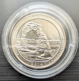 Lote de 8 Monedas Cuarto de Dólar