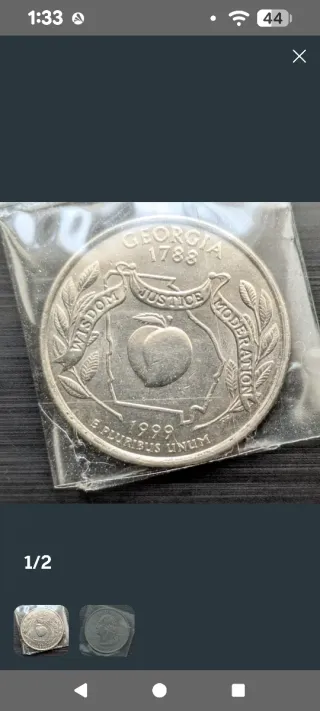 Lote de 8 Monedas Cuarto de Dólar