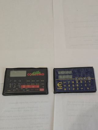 2 Calcolatrici Convertitore Euro Vintage