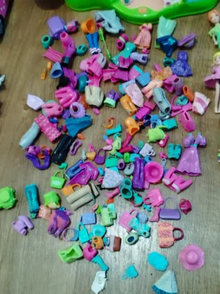 Lote Polly Pocket: Muñecas, Coches y Accesorios