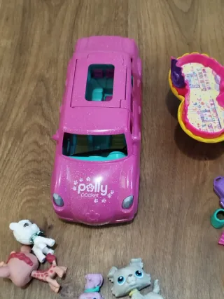 Lote Polly Pocket: Muñecas, Coches y Accesorios