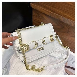 Bolso Blanco Dorado calidad !!!