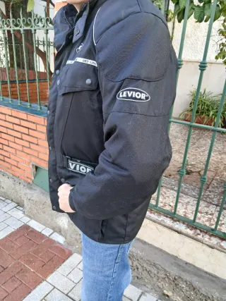Chaqueta Moto Levior Negra