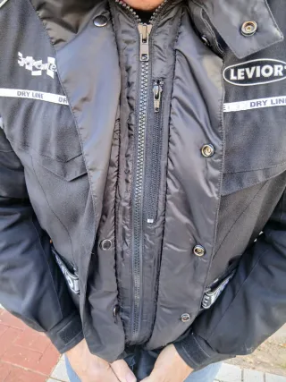 Chaqueta Moto Levior Negra