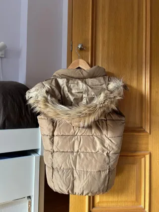 Chaleco Massimo Dutti Beige Talla 11-12